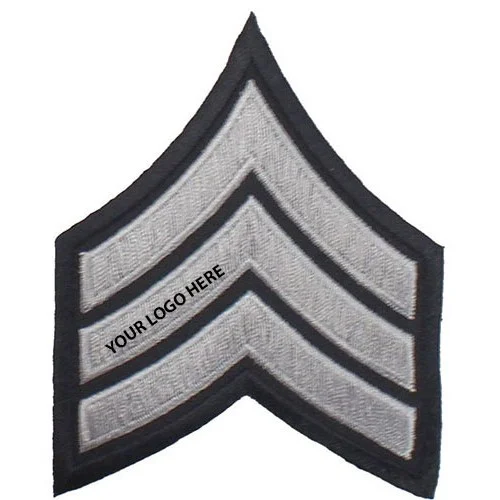 Embroidered Security Rank Chevron Badge